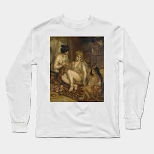 Parisiennes in Algerian Costume or Harem by Auguste Renoir Long Sleeve T-Shirt